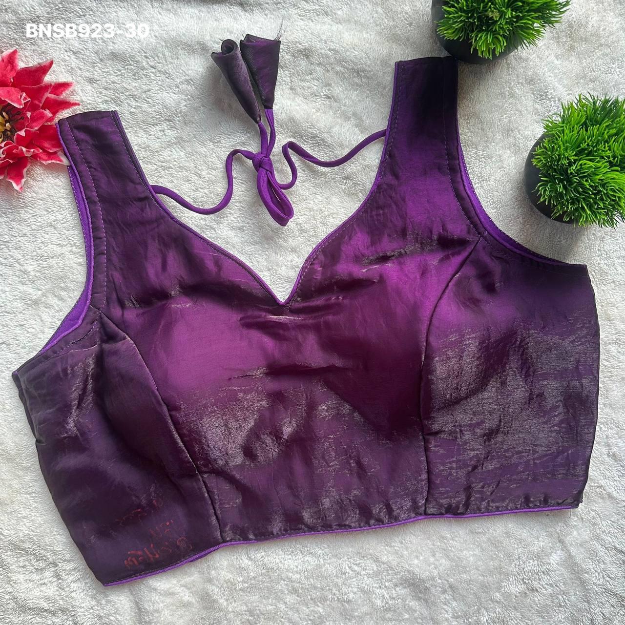 Fendy Pan Neck Fancy Blouse-Magenta